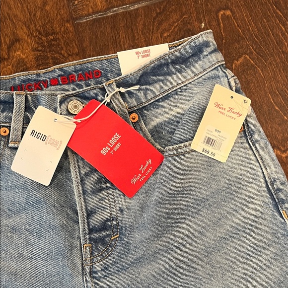 Lucky Brand 90s Loose 7” Short 0/25 - Picture 2 of 3
